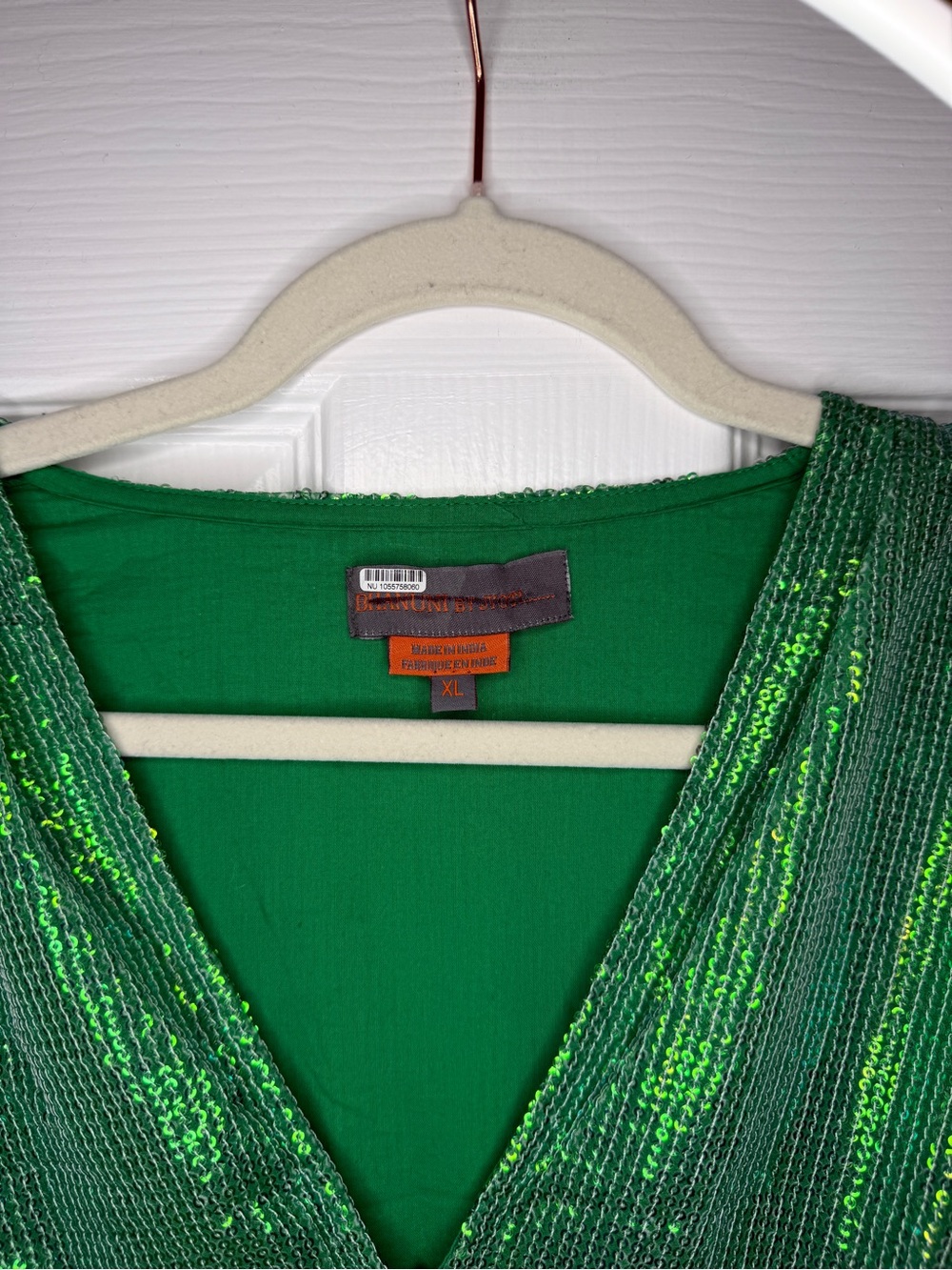 Bhanuni by Jyoti Green Ombré Sequin Dress - Picture 4 of 6